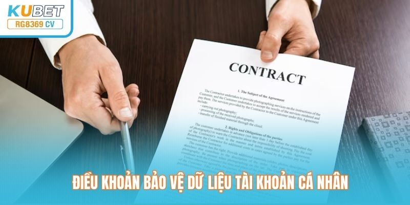 Điều khoản bảo vệ dữ liệu tài khoản cá nhân