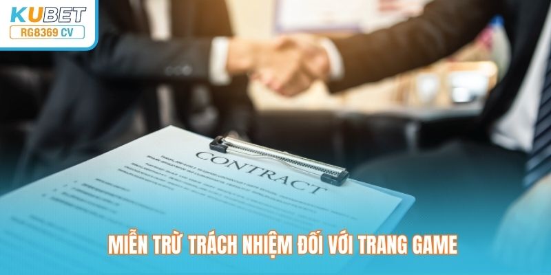 Miễn trừ trách nhiệm đối với trang game